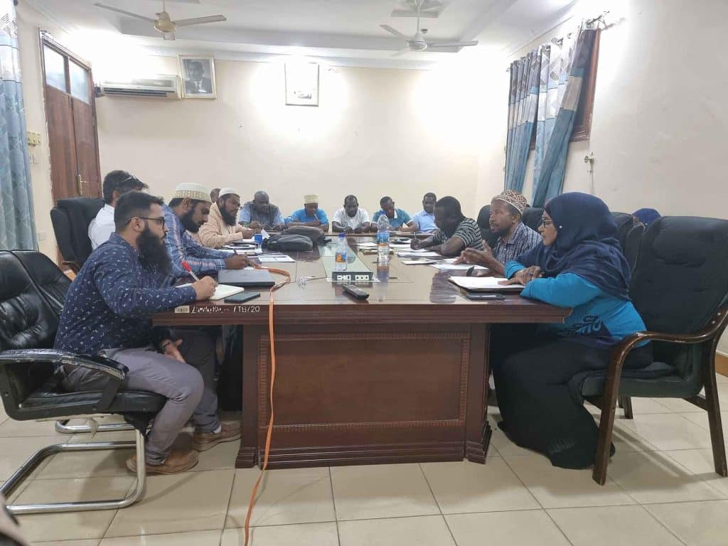 Progress Meeting for water tank projects in Zanzibar Consultancy Services for the Design and Construction Supervision of On-ground (2Nos) and Elevated (8Nos) Water tanks